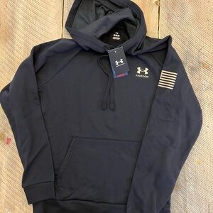 Under Armour Men's Medium Black Freedom Hoodie